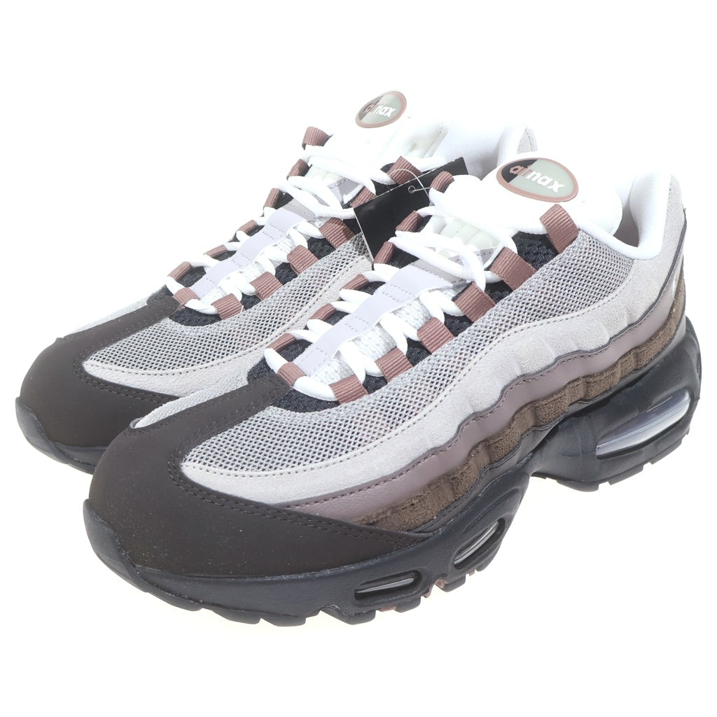 NIKE(ナイキ) WMNS AIR MAX 95 BIG BUBBLE VELVET BROWN IB6396-200 ウィメンズ エアマックス95 ビッグバブル ローカットスニーカー グレー/ブラウン US10/27cm レディース
