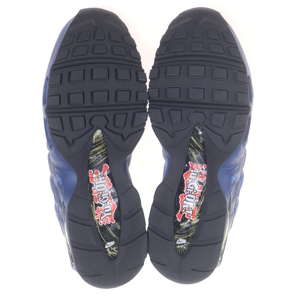 NIKE(ナイキ) ×Yu-Gi-Oh! AIR MAX 95 AIR MUSCLE JOEY 遊戯王 エアマックス95 エアマッスル ジョーイ ローカットスニーカー ネイビー US11.5/29.5cm II7404-400