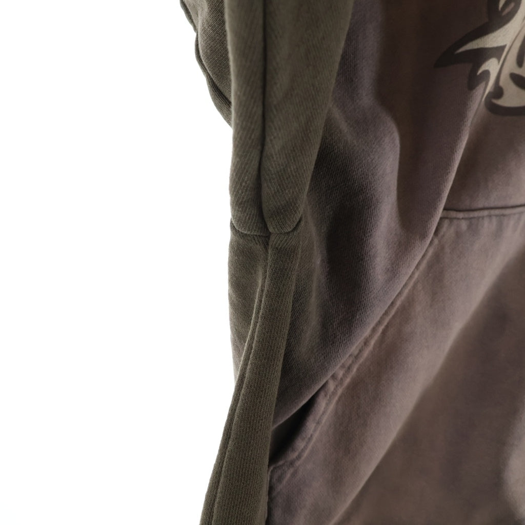 Cactus Jack(カクタスジャック) MAXIMUS Doragon Zip Hooded マキシマス ドラゴン ジップ フーディー スウェット ジップアップパーカー ブラウン