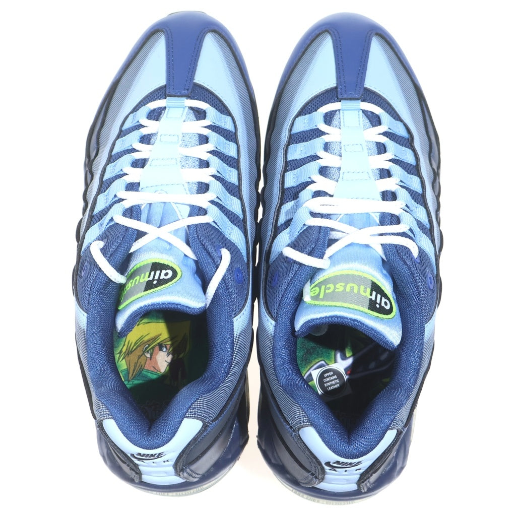 NIKE(ナイキ) ×Yu-Gi-Oh! AIR MAX 95 AIR MUSCLE JOEY 遊戯王 エアマックス95 エアマッスル ジョーイ ローカットスニーカー ネイビー US8.5/26.5cm II7404-400
