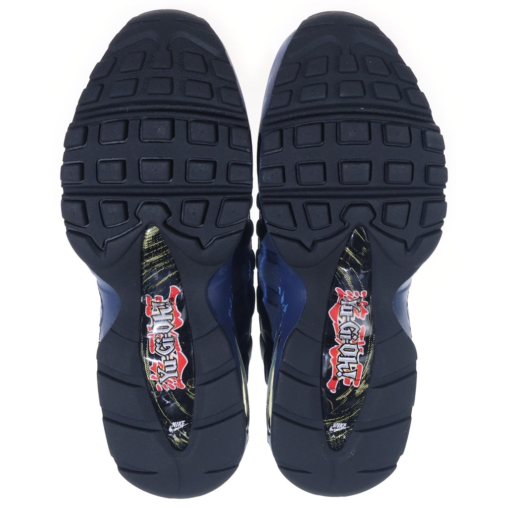 NIKE(ナイキ) ×Yu-Gi-Oh! AIR MAX 95 AIR MUSCLE JOEY 遊戯王 エアマックス95 エアマッスル ジョーイ ローカットスニーカー ネイビー US6/24cm II7404-400