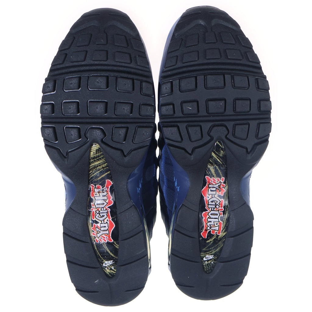 NIKE(ナイキ) ×Yu-Gi-Oh! AIR MAX 95 AIR MUSCLE JOEY 遊戯王 エアマックス95 エアマッスル ジョーイ ローカットスニーカー ネイビー US11.5/29.5cm II7404-400