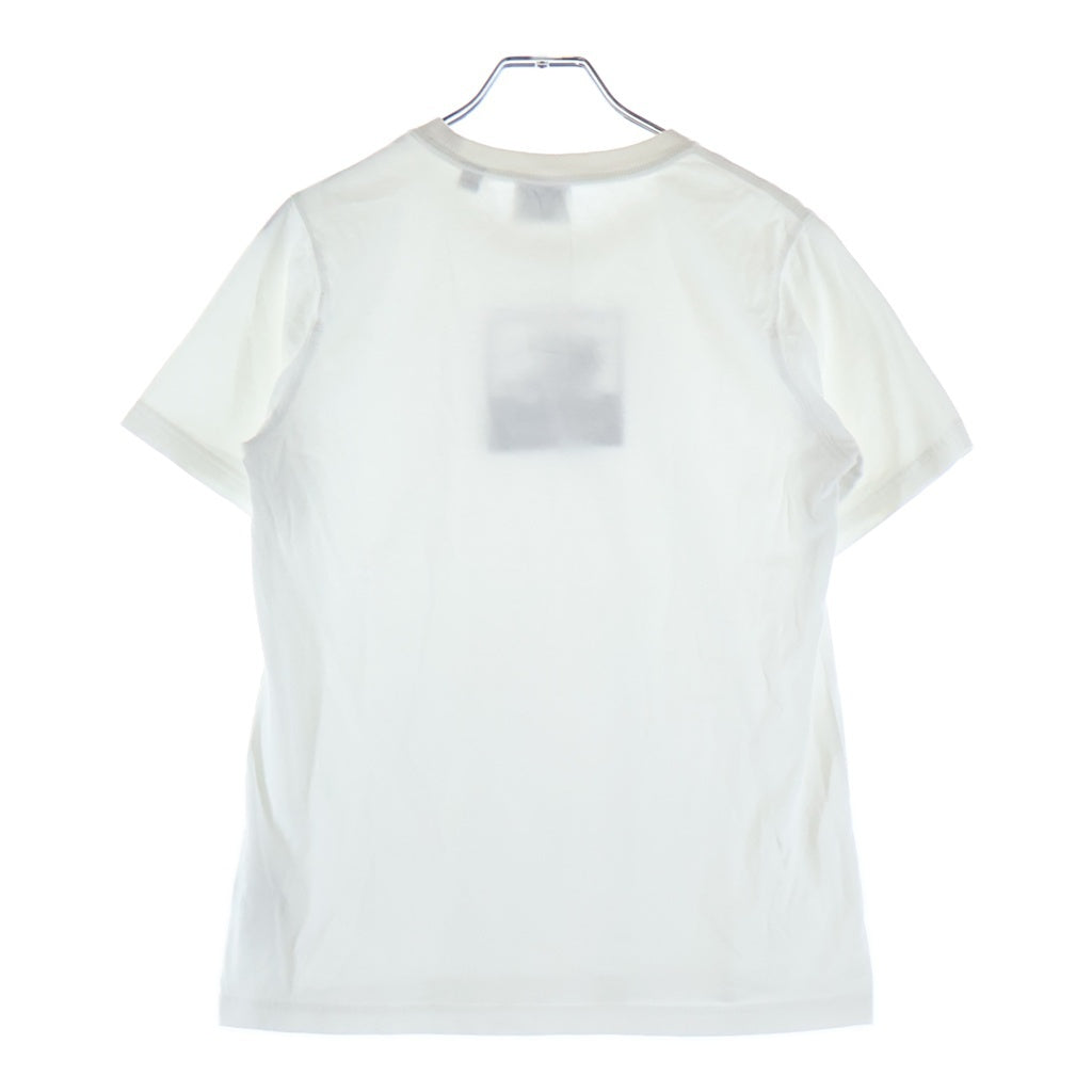 BURBERRY(バーバリー) レターロゴ刺繍 クルーネック半袖Tシャツカットソーホワイト 8071668 レディース