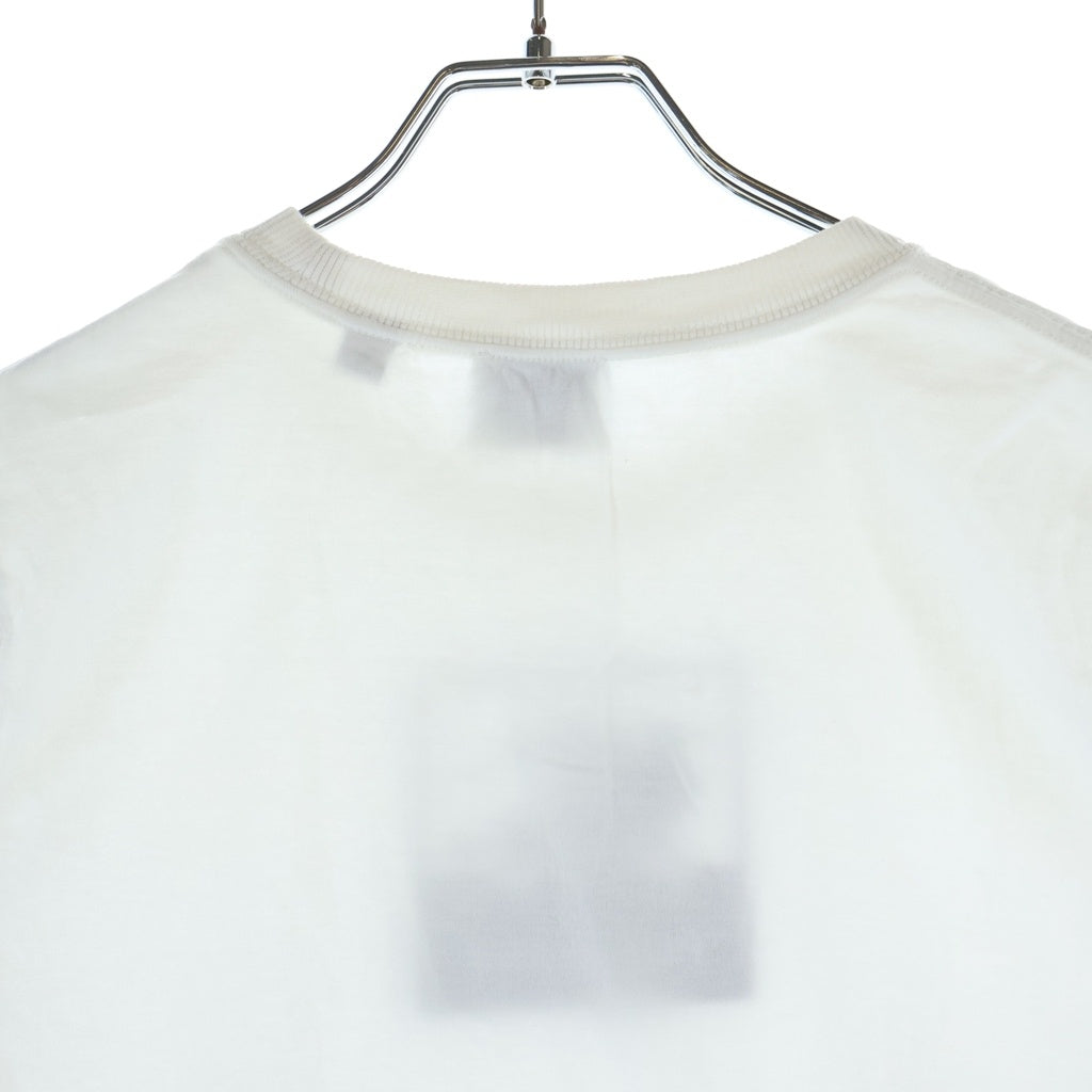 BURBERRY(バーバリー) レターロゴ刺繍 クルーネック半袖Tシャツカットソーホワイト 8071668 レディース