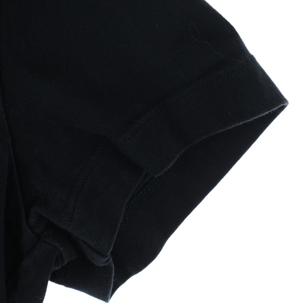 MONCLER(モンクレール) 23SS ナイロンロゴ クルーネック半袖Tシャツカットソー ブラック I20938C00018 829HP レディース