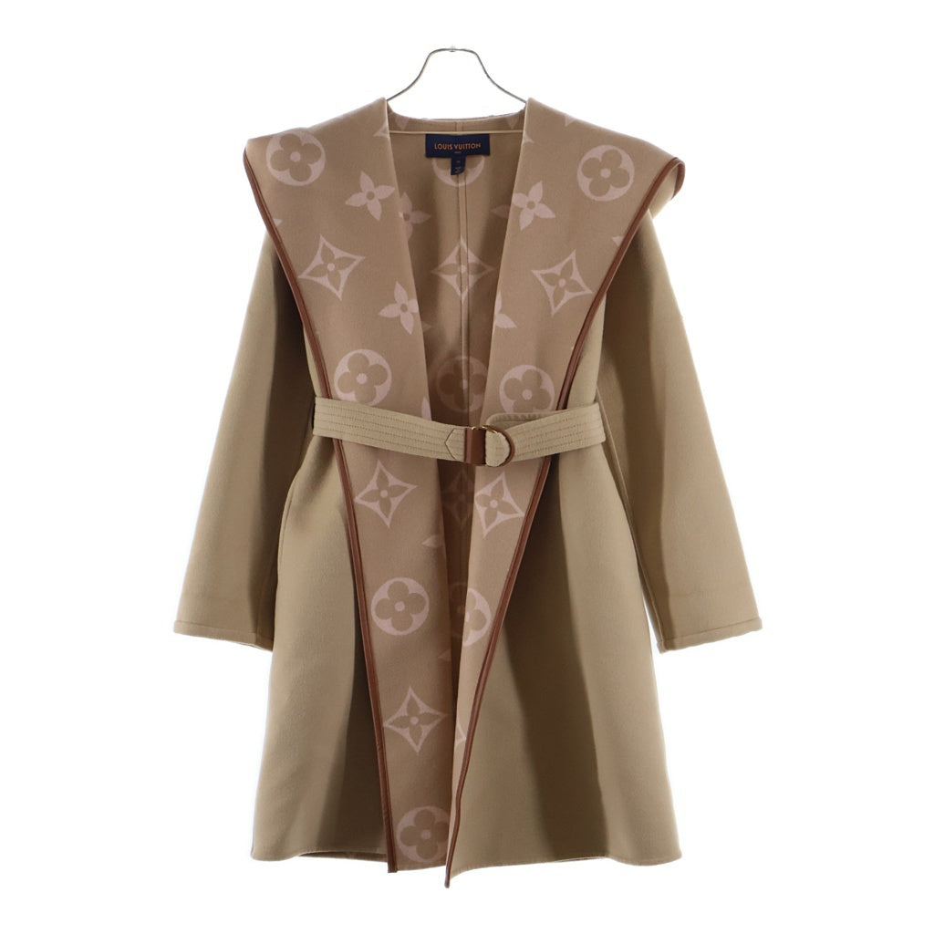 LOUIS VUITTON(ルイヴィトン) 22AW ジャイアントモノグラム フーテッド ラップコート ベージュ RW223W NUV FMCO05 レディース