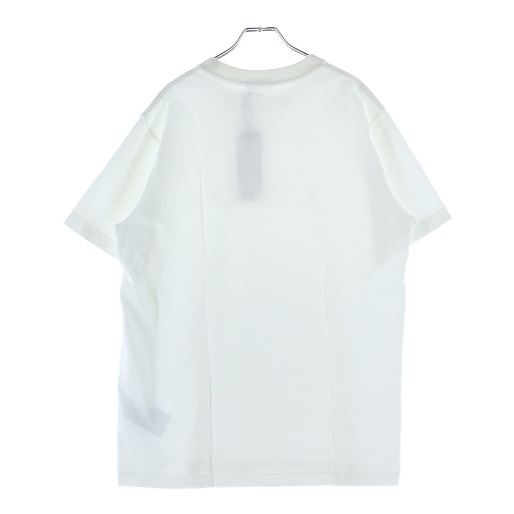 DIOR(ディオール) ×Lewis Hamilton ルイスハミルトン ロゴ刺繍 クルーネック半袖Tシャツカットソー ホワイト 593J696V0554