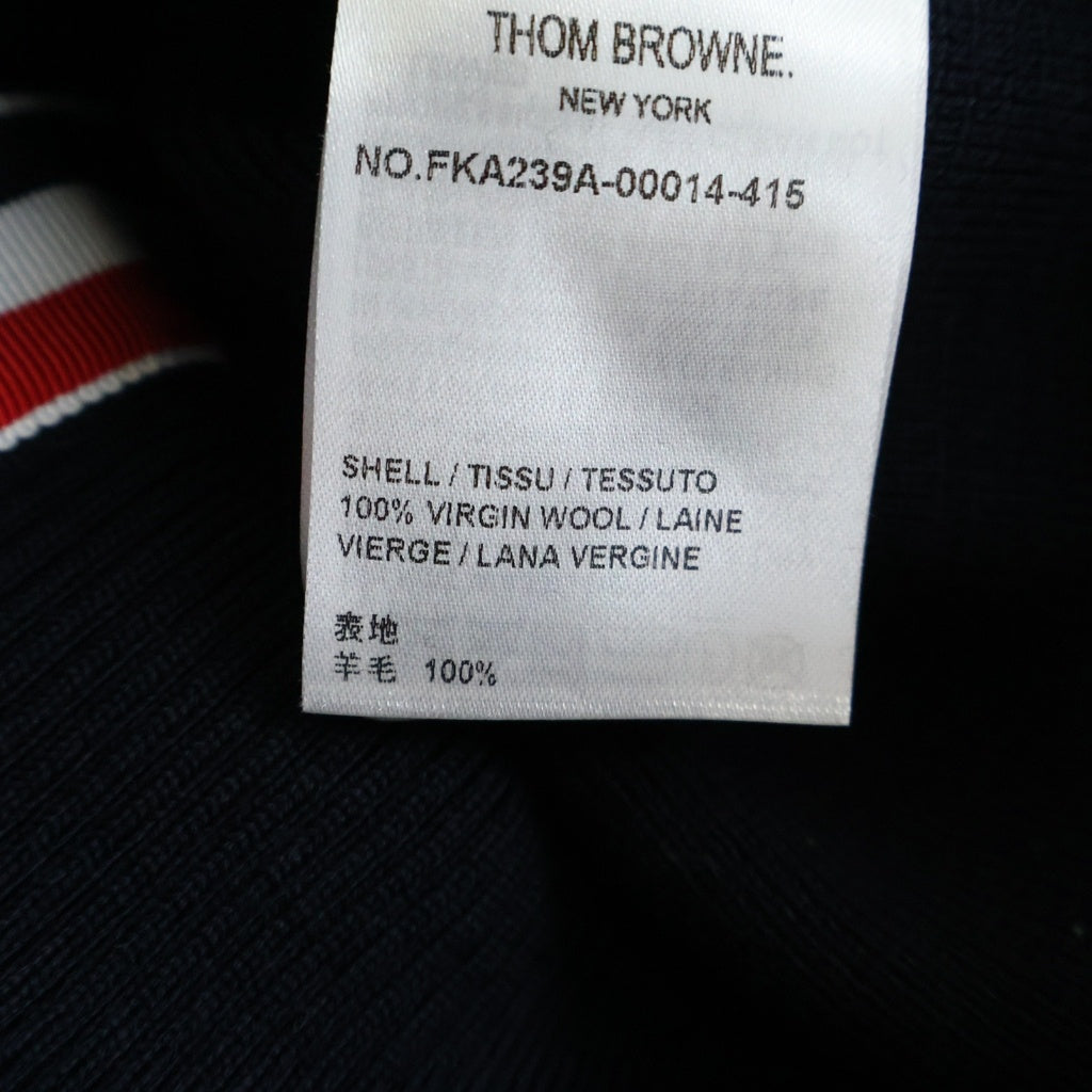 THOM BROWNE(トムブラウン) 4Bar 4バー ミラノスティッチニット セーター ネイビー FKA239A-00014-415 レディース