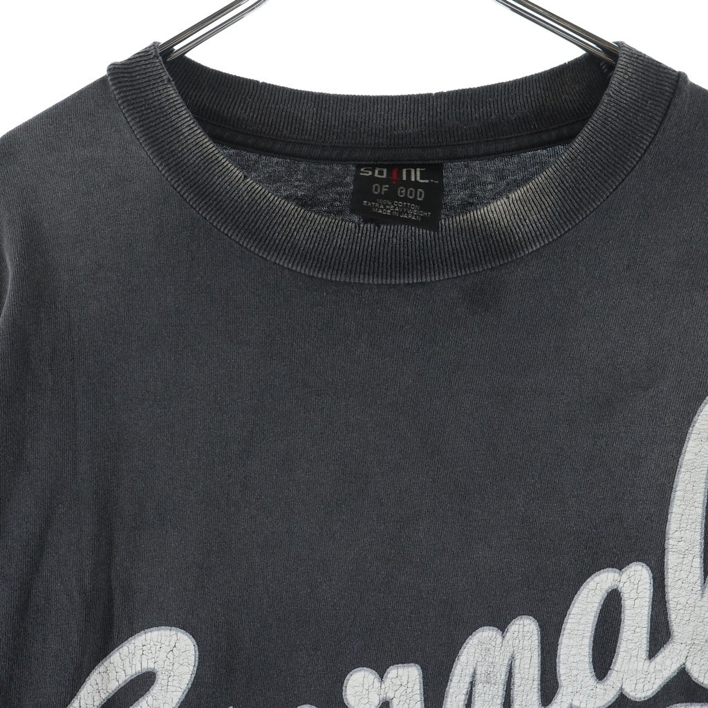 SAINT MICHAEL(セントマイケル) 5SS × FEAR OF GOD SNT OF GOD FG_LS TEE フィアオブゴッド セントオブゴッド 両面プリント クルーネック 長袖Tシャツ カットソー SM-HR8-0000-C02