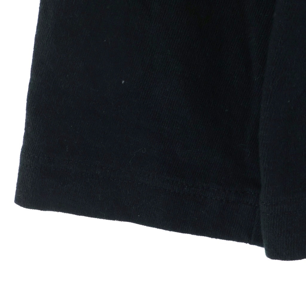 CELINE(セリーヌ) フロントロゴプリント クロップド 七分丈ボクシー Tシャツ レディース ブラック 2X92I668W.38AW