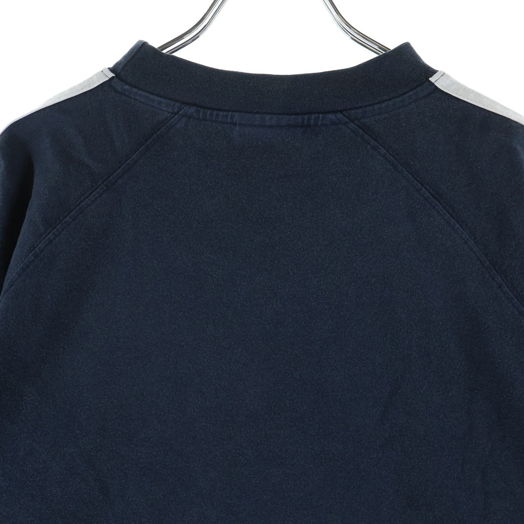 BALENCIAGA(バレンシアガ) ×adidas アディダス オーバーサイズ ロゴ刺繍 半袖Tシャツ ネイビー 724554 TNVA6