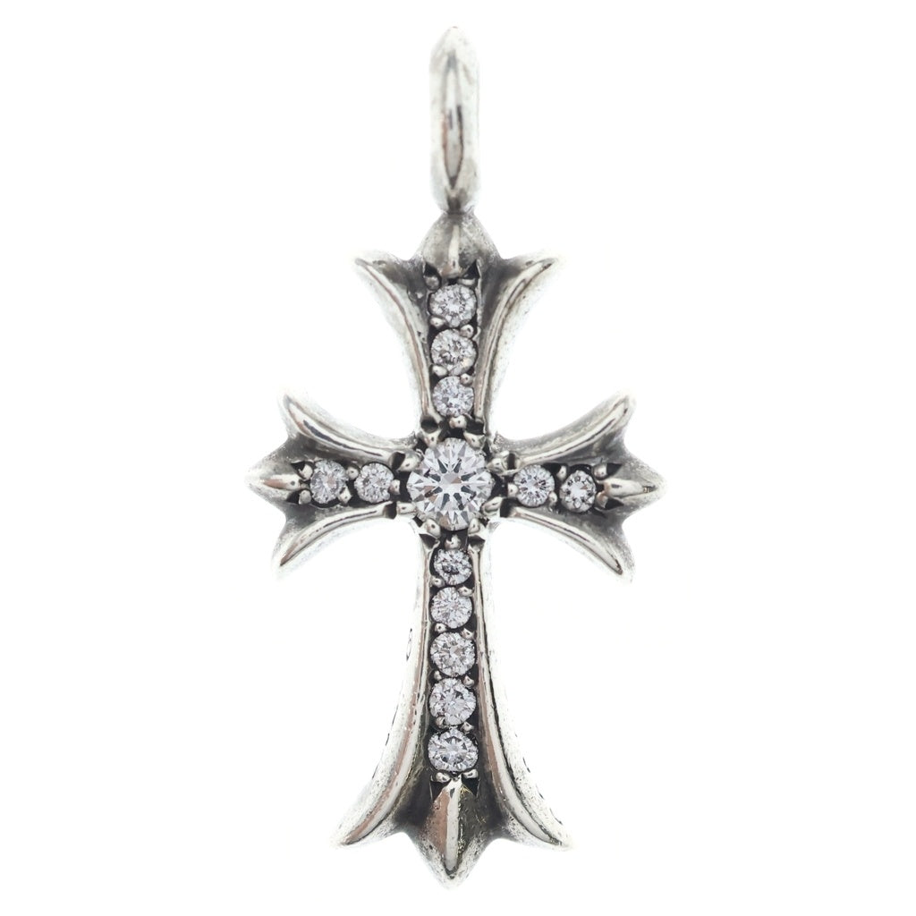 CHROME HEARTS(クロムハーツ) TNY CRSF P/DIA タイニーファットクロス PAVEダイヤ ペンダントトップ シルバー BCA323