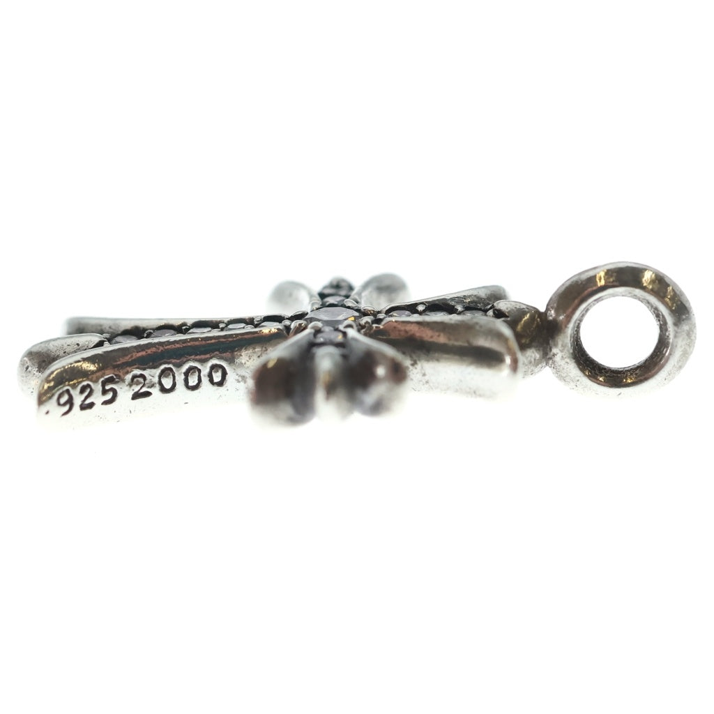 CHROME HEARTS(クロムハーツ) TNY CRSF P/DIA タイニーファットクロス PAVEダイヤ ペンダントトップ シルバー BCA323