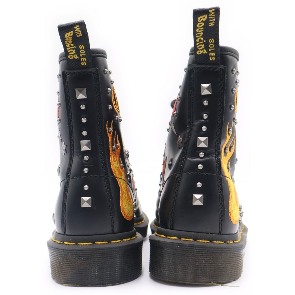 Dr.Martens(ドクターマーチン) 1460 ROCKABILLY ロカビリー 8ホール レースアップ ブーツ ブラック レディース 24207001