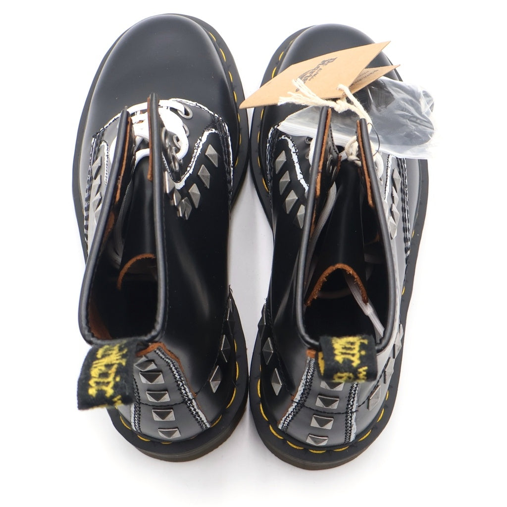 Dr.Martens(ドクターマーチン) 1460 STUD 8ホール ロックスタッズ レースアップ ブーツ ブラック レディース 25202001