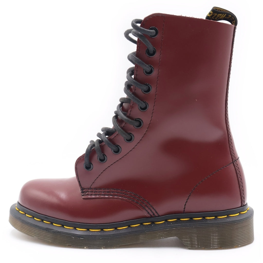 Dr.Martens(ドクターマーチン) 1490 10ホール レースアップ ブーツ レディース ボルドー 10092600