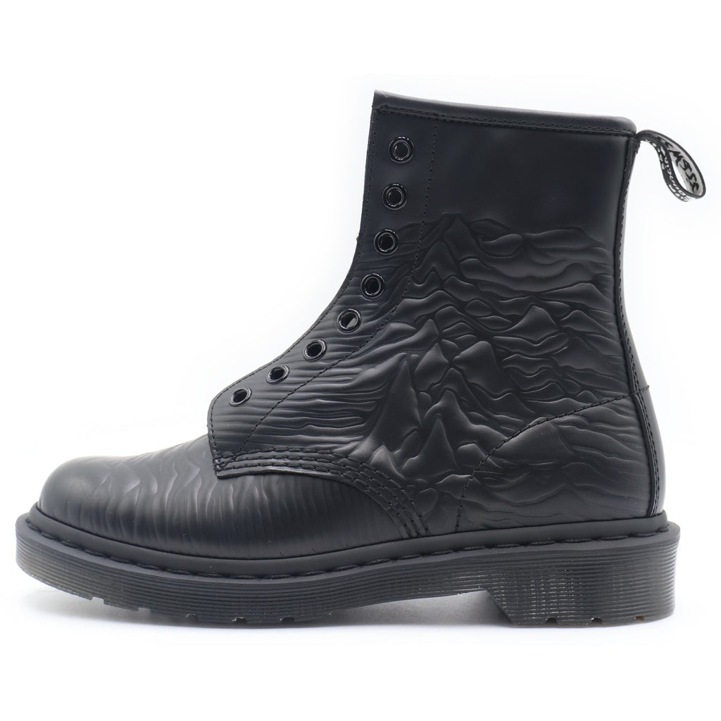 Dr.Martens(ドクターマーチン) ×Joy Division 1460 UNKNOWN ジョイディヴィジョン 8ホール レースアップ ブーツ ブラック レディース 24302001