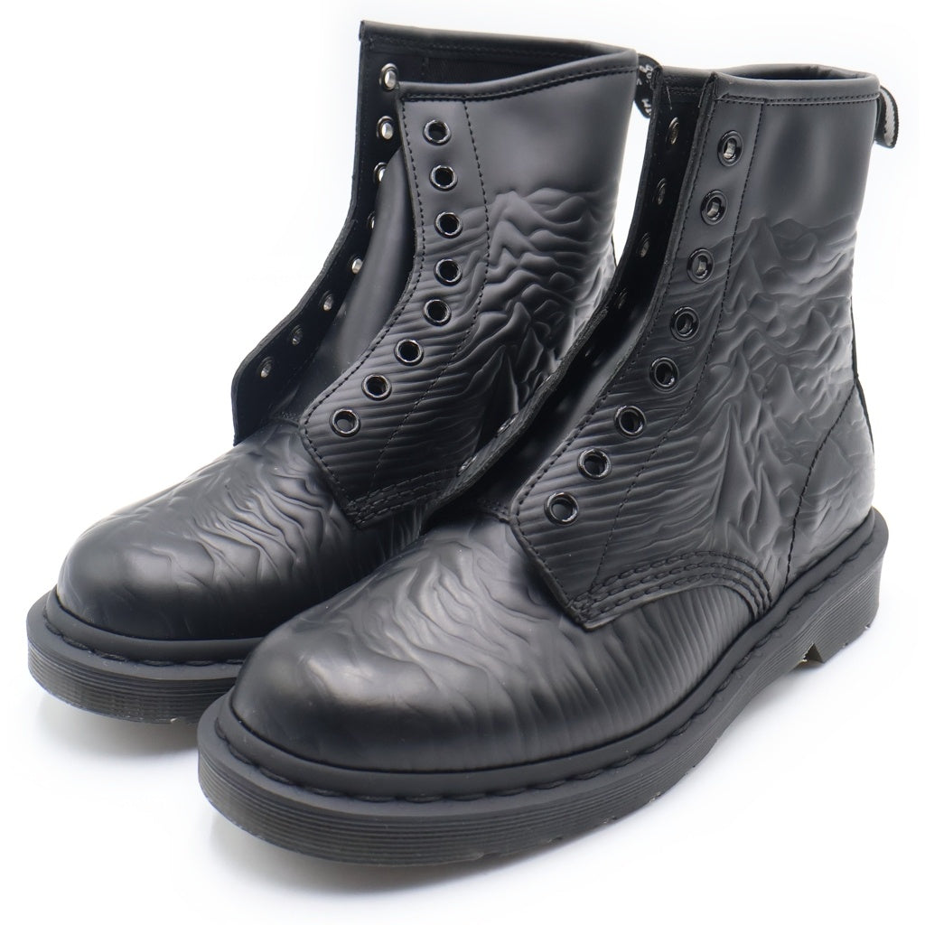 Dr.Martens(ドクターマーチン) ×Joy Division 1460 UNKNOWN ジョイディヴィジョン 8ホール レースアップ ブーツ ブラック レディース 24302001