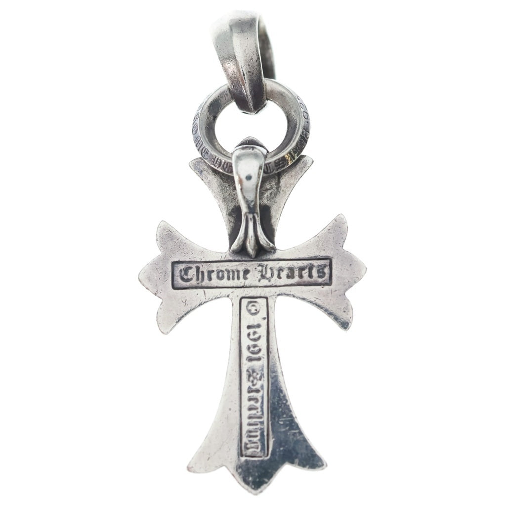 CHROME HEARTS(クロムハーツ) CH CRS SML W/BALE Wベイル スモールCHクロス ペンダントトップ シルバー BCA218