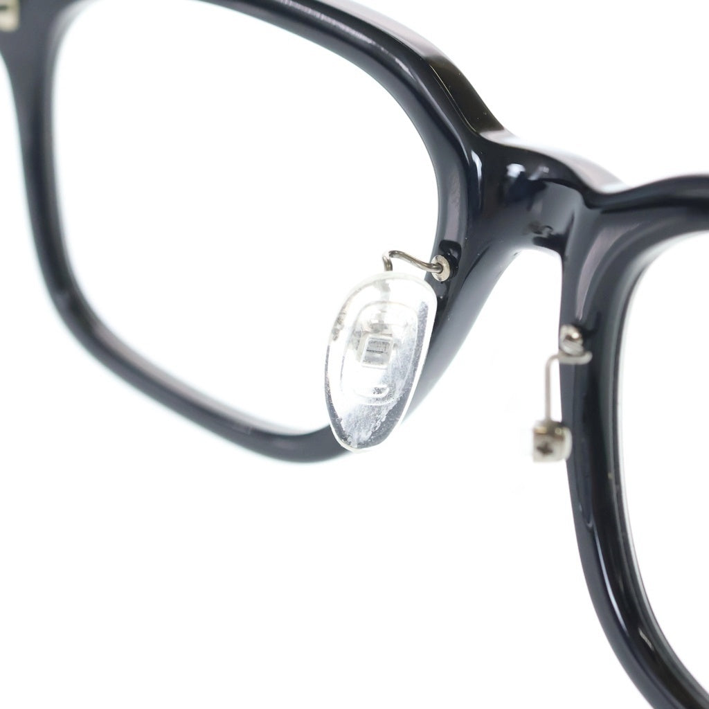 CHROME HEARTS(クロムハーツ) COX UCKER CHクロステンプルウェリントン メガネ アイウェア ブラック/シルバー