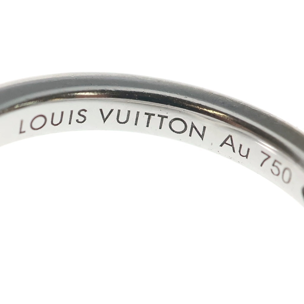 LOUIS VUITTON(ルイヴィトン) K18WG LVヴォルト アップサイド ダウン ダイヤモンド リング ホワイトゴールド レディース