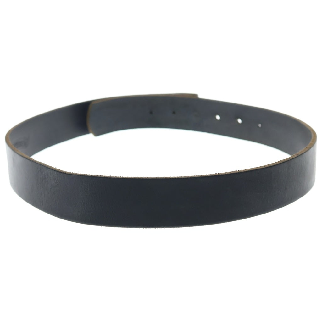 CHROME HEARTS(クロムハーツ) 1.5 STRAP 1.5インチ ホースシューリベッツ レザーベルトストラップ ブラック