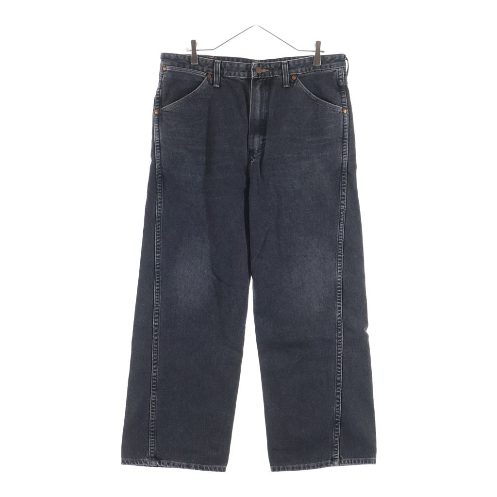 NO BRAND(ノーブランド) SKEWed スキュー 13MWZ STRAIGHT PANTS model.WR BLACK STONE ストーンウォッシュ ブラックデニム ストレートパンツ ブラック