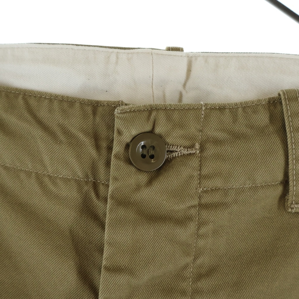 SCYE BASICS(サイベーシックス) San Joaquin Cotton Chino Military Trousers サンホアキン コットン チノ ミリタリー トラウザーズ カーキ