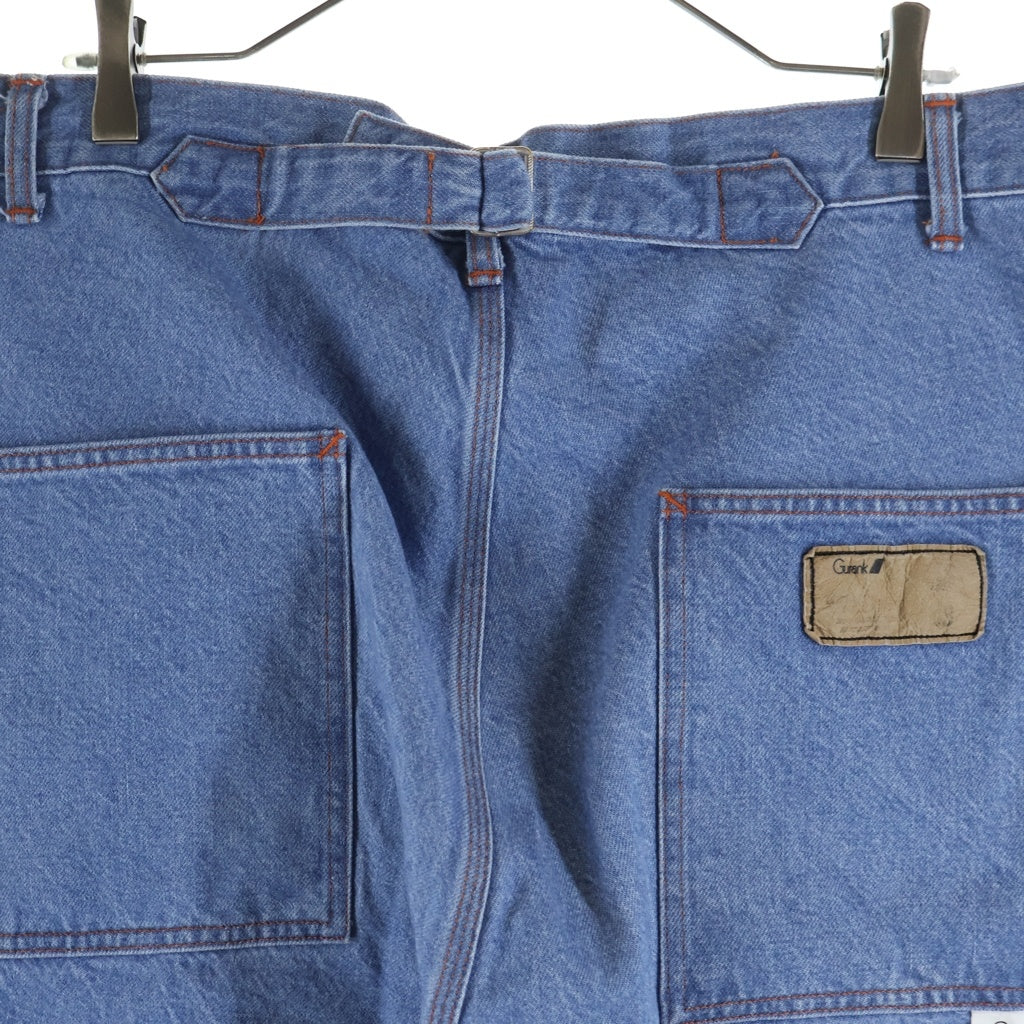 NO BRAND(ノーブランド) Gurank グランク 13oz raw denim painter pants バギー シンチバック ペインターパンツ サックスブルー
