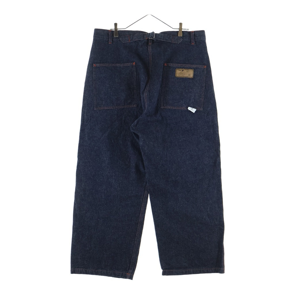 NO BRAND(ノーブランド) Gurank グランク 13oz raw denim painter pants バギー シンチバック ペインターパンツ インディゴ
