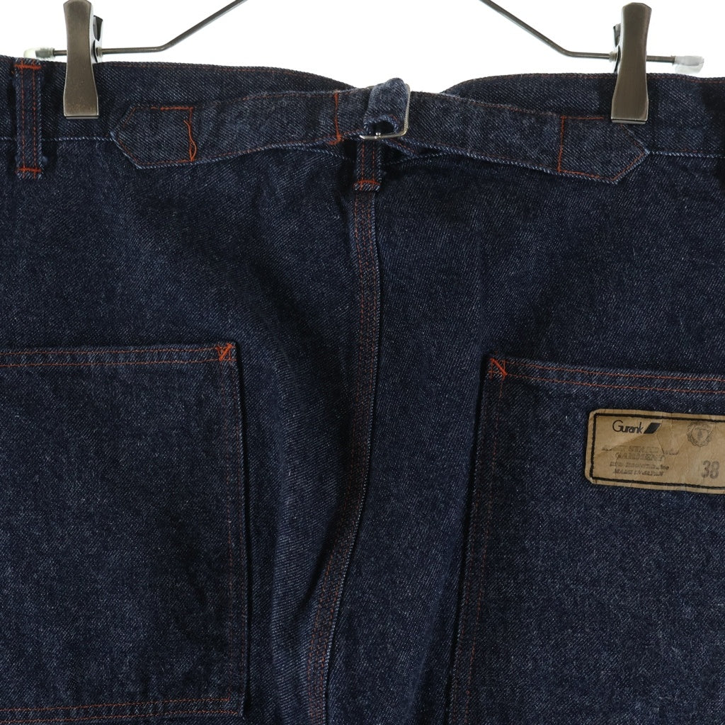 NO BRAND(ノーブランド) Gurank グランク 13oz raw denim painter pants バギー シンチバック ペインターパンツ インディゴ