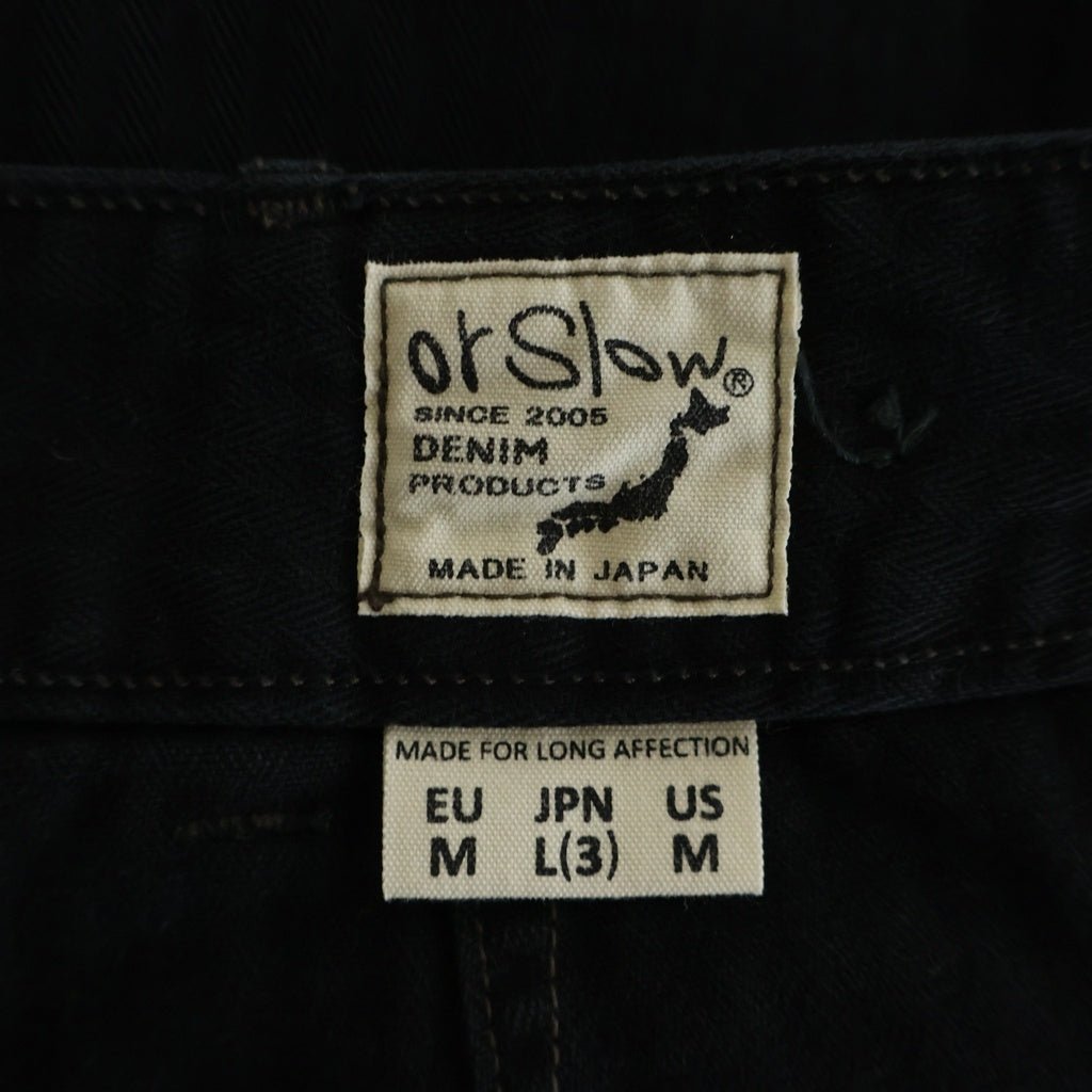 orslow(オアスロー) LOOSE FIT PAINTER PANTS BLACK DENIM STONE ルーズフィット ペインター パンツ デニム ストーンウォッシュ ブラック