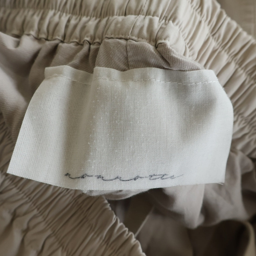 NO BRAND(ノーブランド) NONNOTTE ノノット Elastic Baggy Trousers