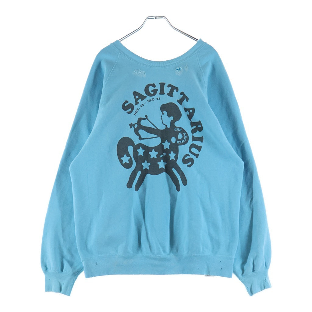 NEXUS7(ネクサスセブン) SAGITTARIUS CREW SWEAT 射手座 クルーネックスウェット ブルー ROA-NNK-C0O