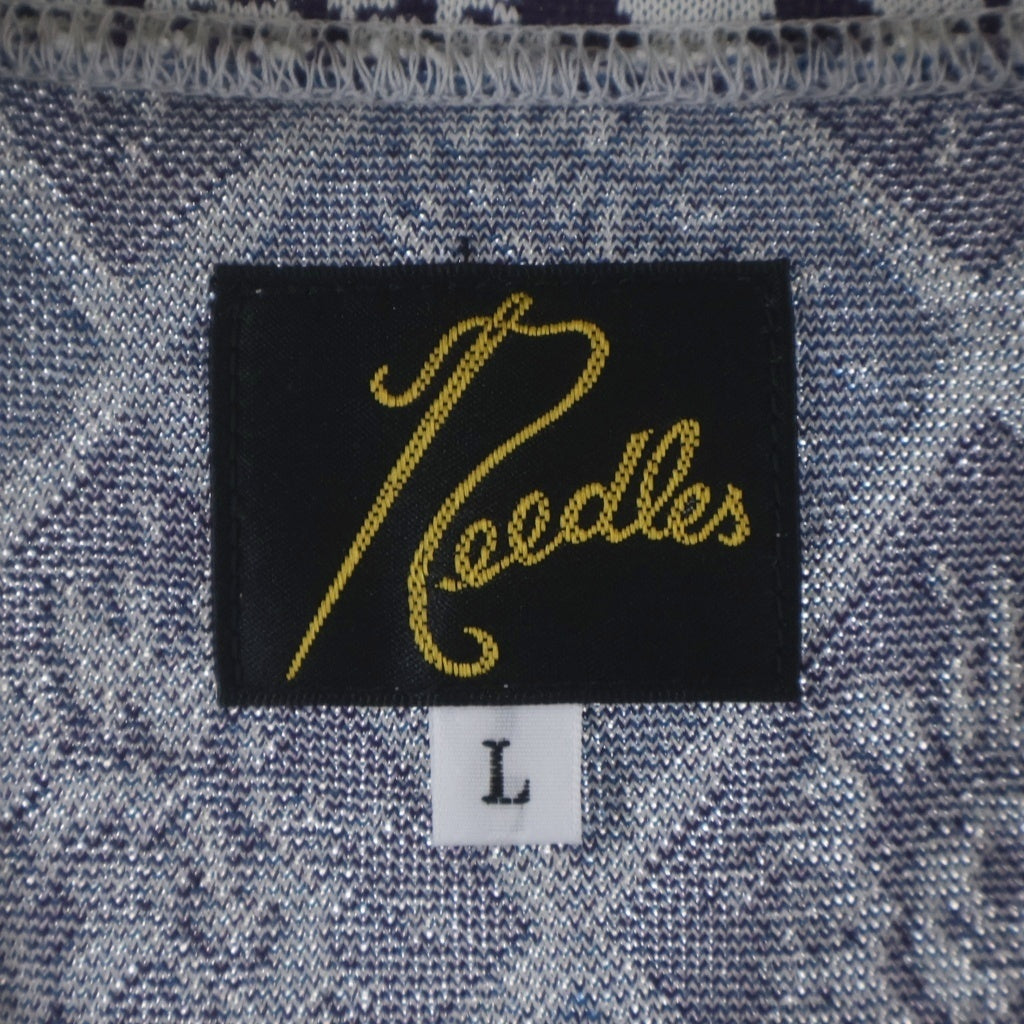 Needles(ニードルス) Track Jacket ジャガード ジップアップトラックジャケット ブルー/パープル SX402