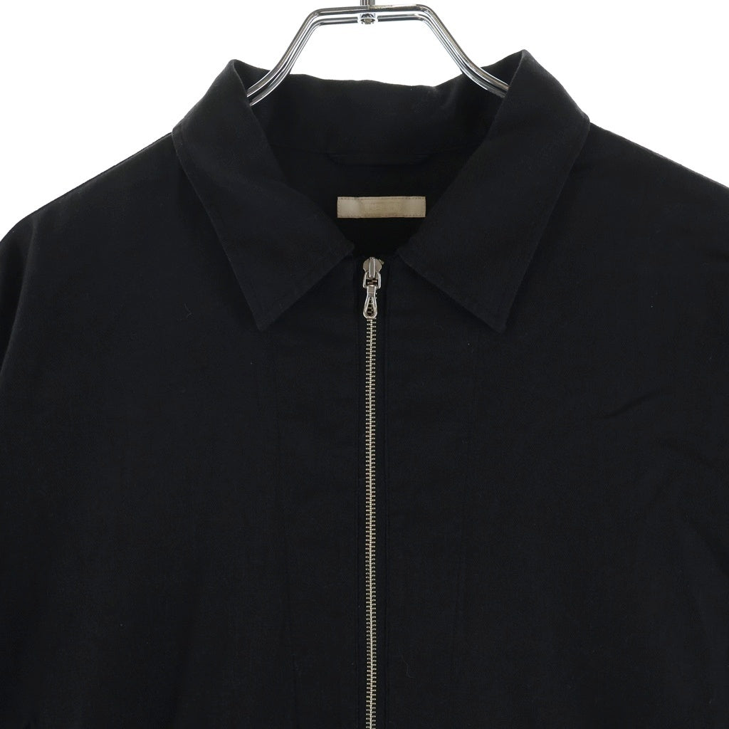ULTERIOR(アルテリア) RAYON LINEN TWILL HALF-ZIP SHIRT レーヨン