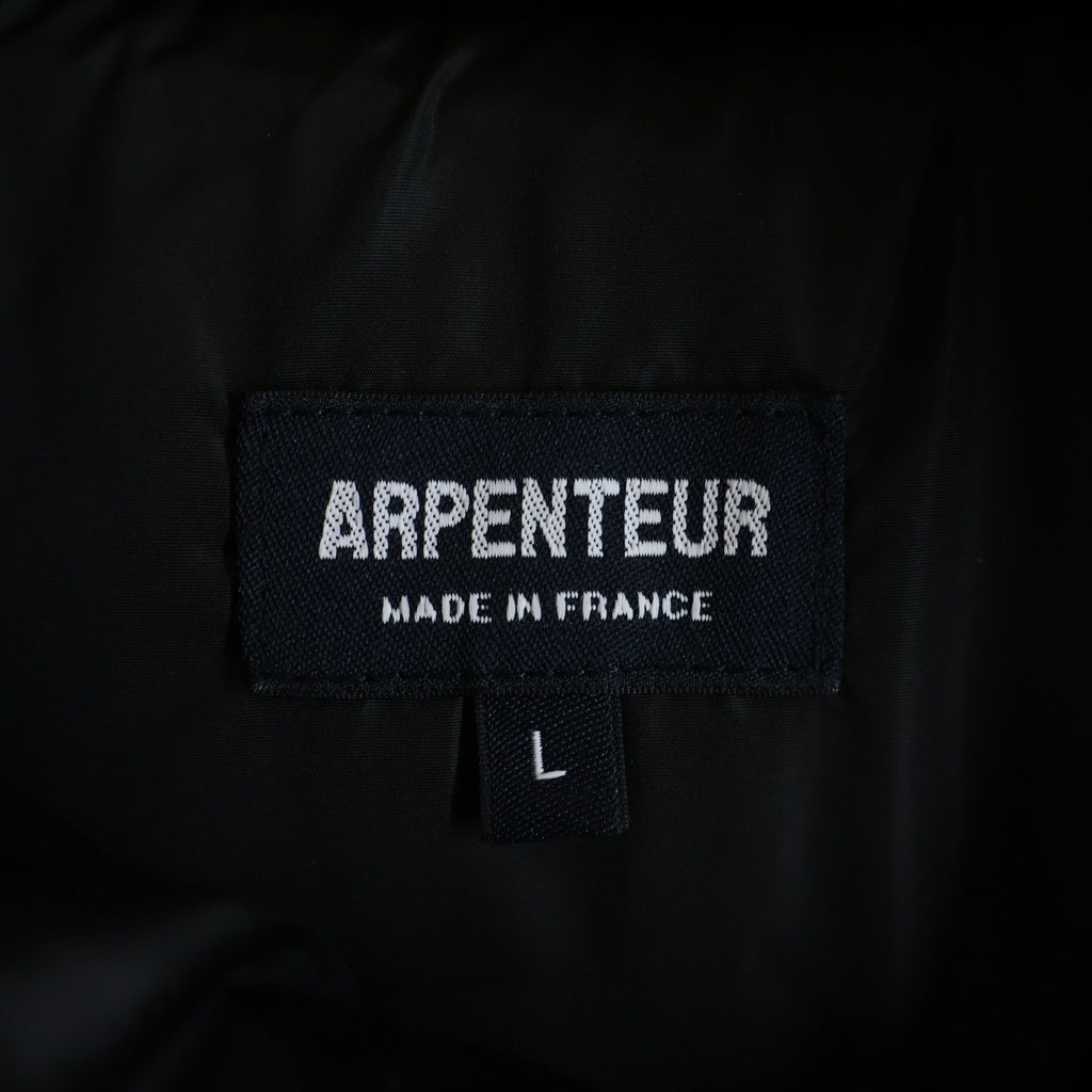 ARPENTEUR(アーペントル) LOFT V PRIMALOFT FILLED VEST 中綿ベスト ブラック