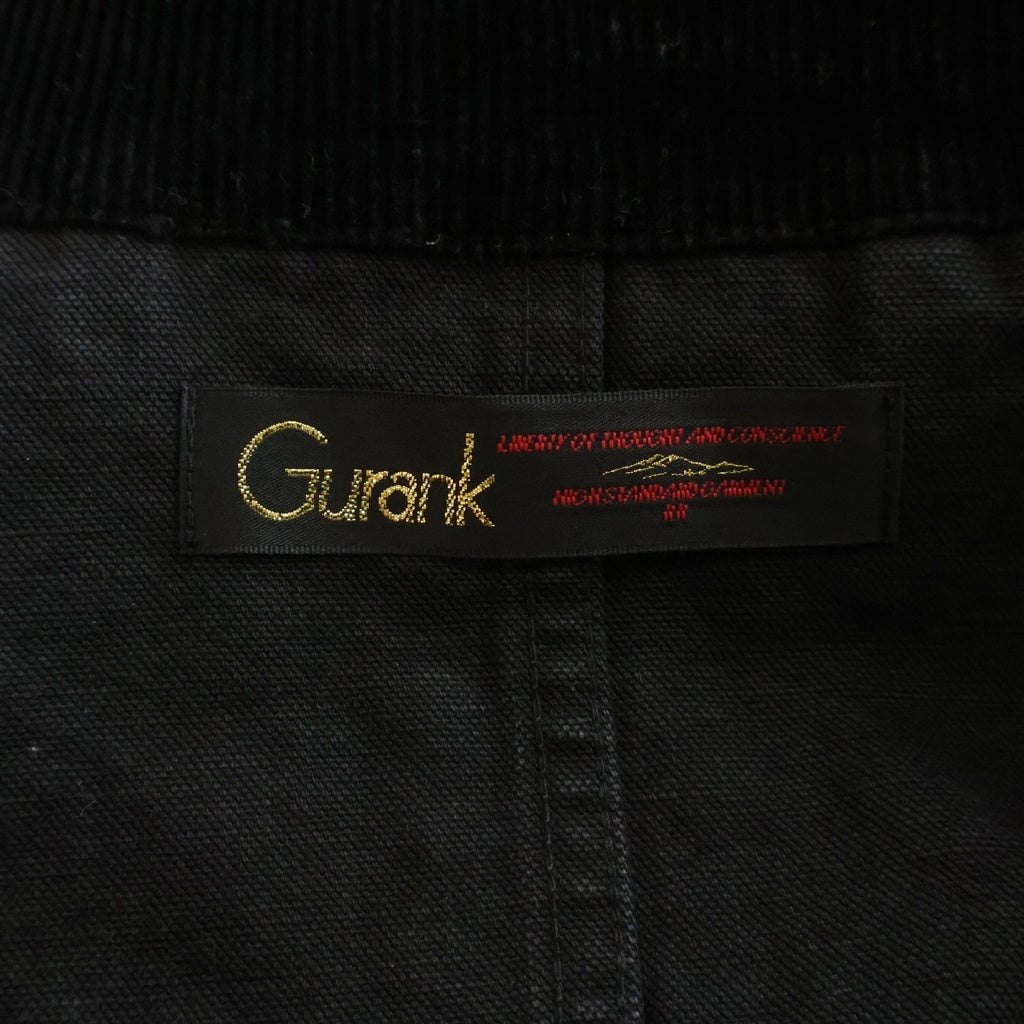 NO BRAND(ノーブランド) Gurank グランク CH hunting JK コットンヘンプ ハンティング ジャケット コート ブラック 2547