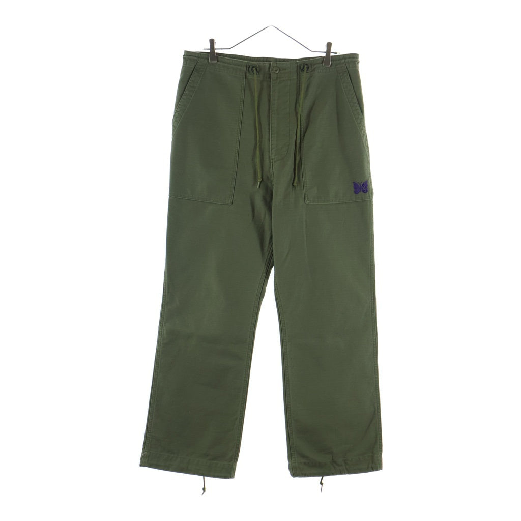 Needles(ニードルス) String Fatigue Pant Back Sateen バックサテン ミリタリー ファティーグパンツ カーキ QV147