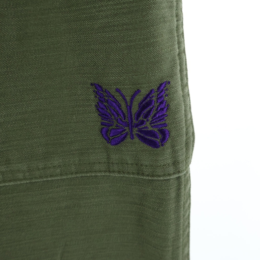 Needles(ニードルス) String Fatigue Pant Back Sateen バックサテン ミリタリー ファティーグパンツ カーキ QV147