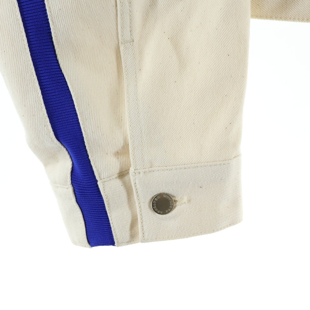 FACETASM(ファセッタズム) 22AW RIB DETAILS ENIM JACKET リブディティール デニムジャケット ホワイト T0F-JK-U01