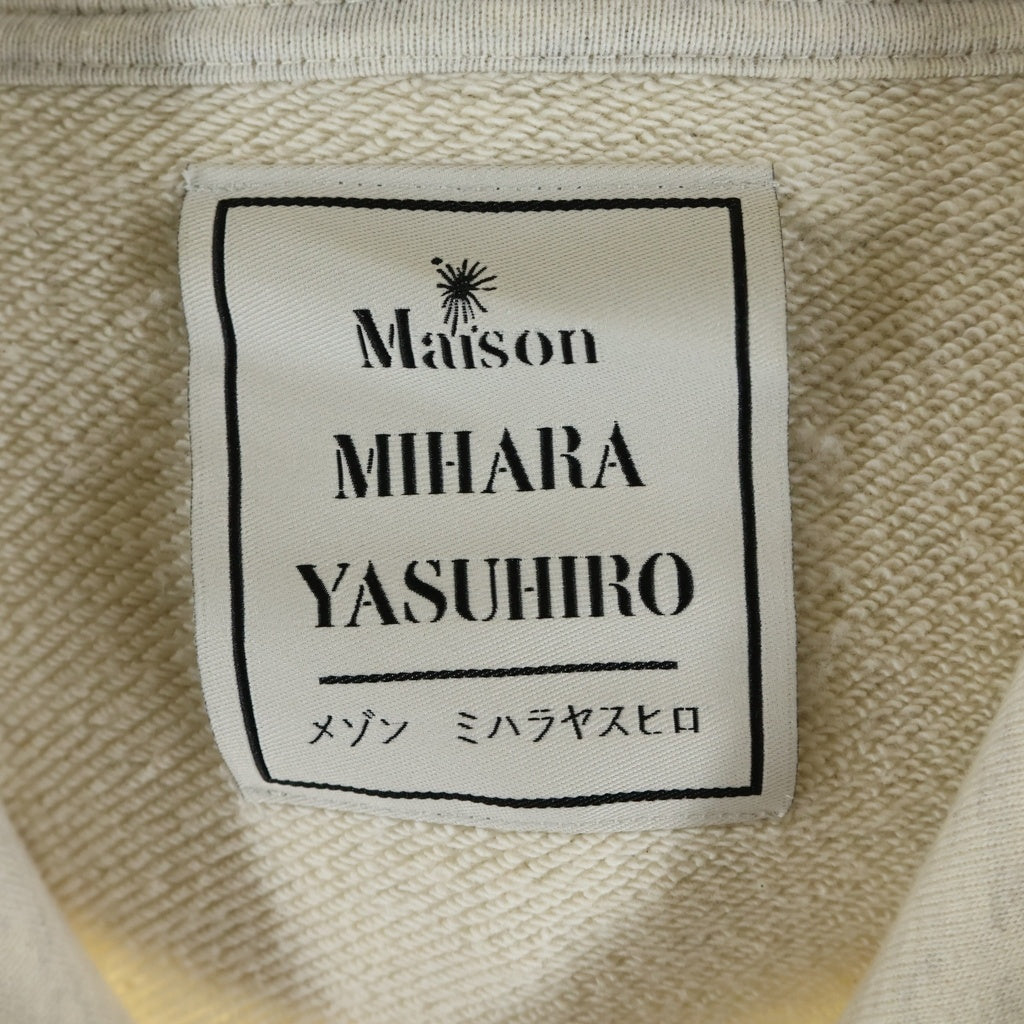 MAISON MIHARAYASUHIRO(メゾンミハラヤスヒロ) 24AW Distressed Hoodie ディストレス フーディー スウェット プルオーバーパーカー グレー J13HD722