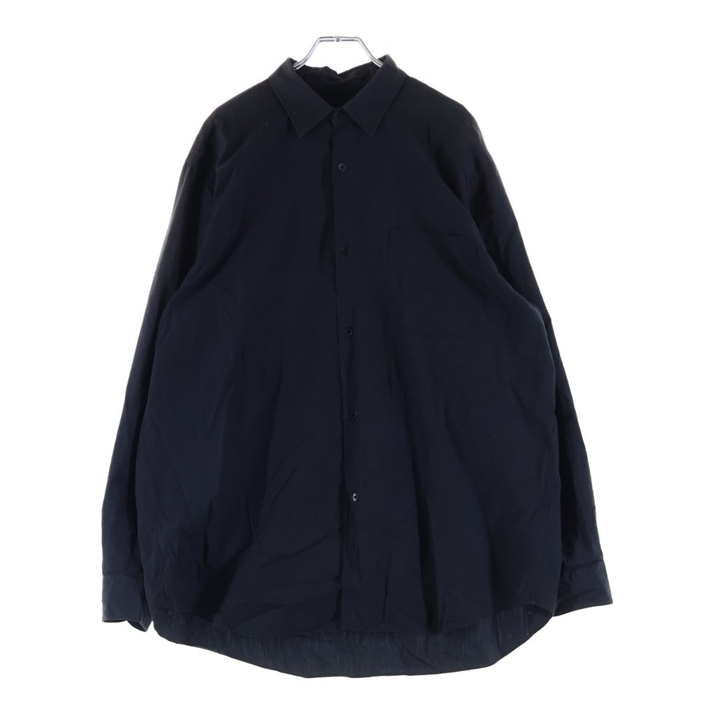 COMOLI(コモリ) 20SS COMOLI SHIRTS コモリシャツ コットン 長袖シャツ ブラック R01-02001