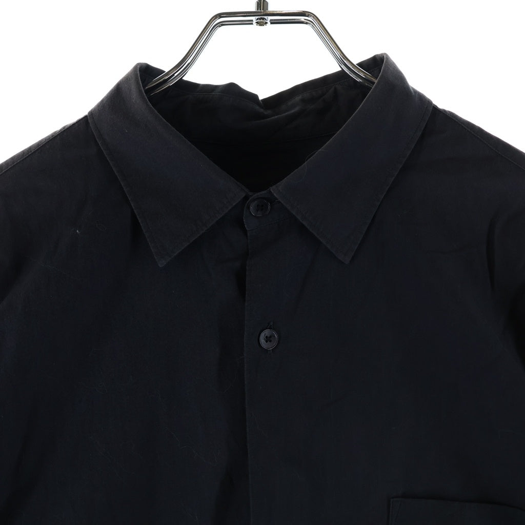 COMOLI(コモリ) 20SS COMOLI SHIRTS コモリシャツ コットン 長袖シャツ ブラック R01-02001