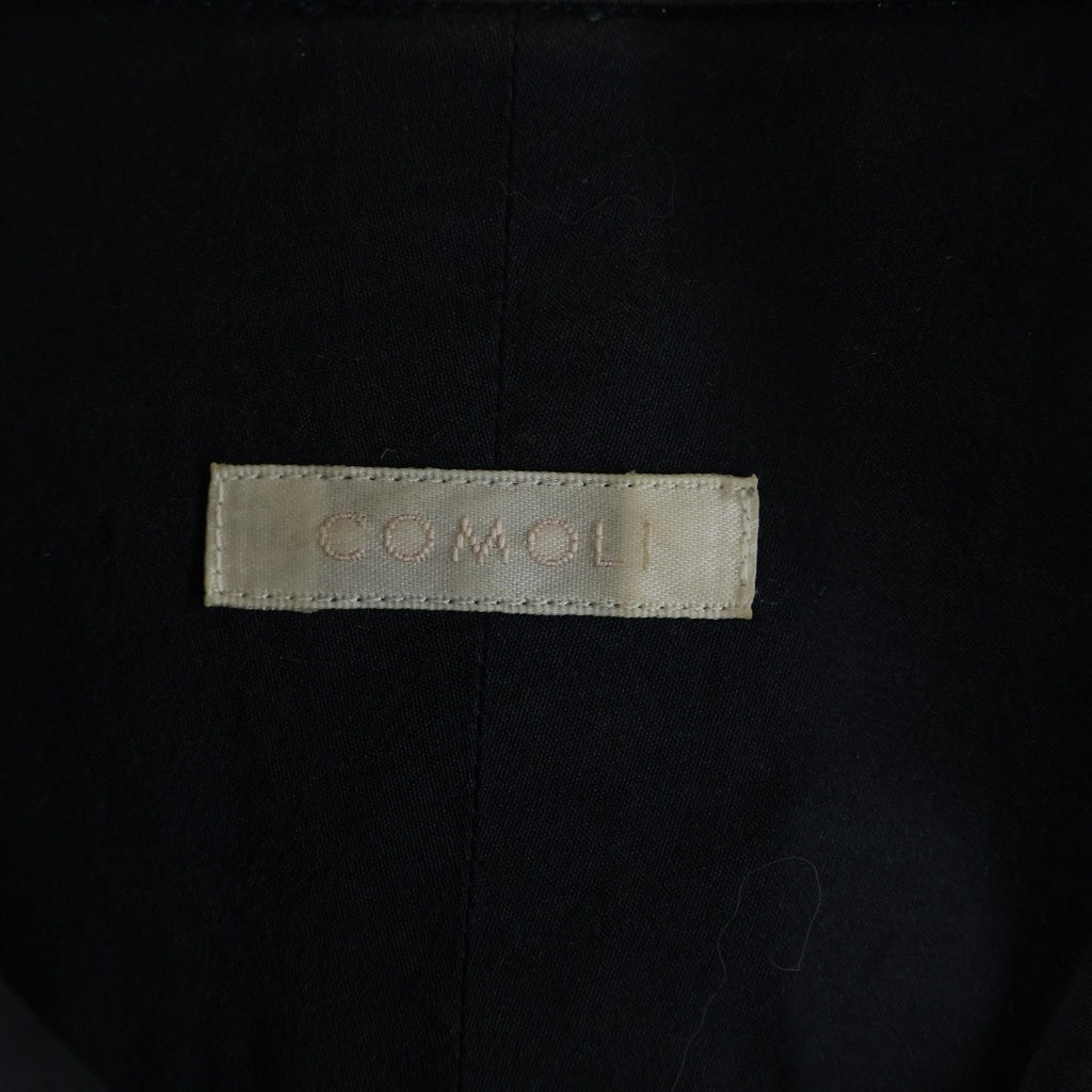 COMOLI(コモリ) 20SS COMOLI SHIRTS コモリシャツ コットン 長袖シャツ ブラック R01-02001