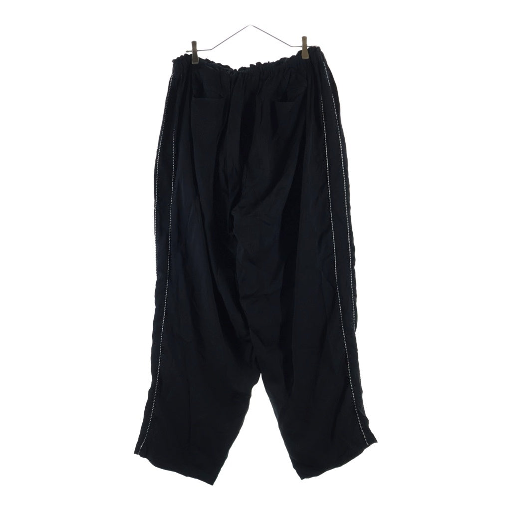 RAINMAKER(レインメーカー) 23SS BRAIDED TRIM DOUGI PANTS ブレイデッド トリム ドウギ 道着 パンツ ブラック RM231-050
