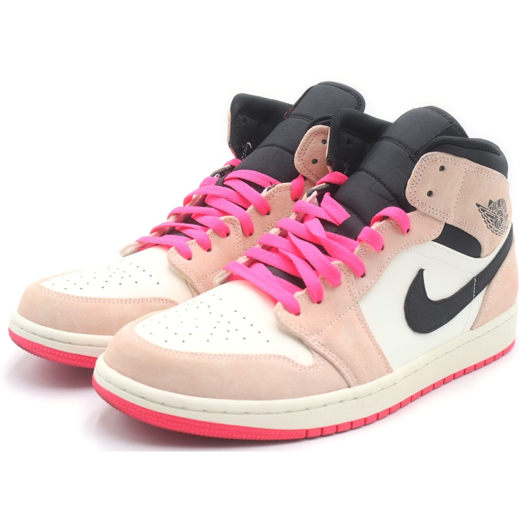 NIKE(ナイキ) AIR JORDAN 1 MID CRIMSON TINT 852542-801 エアジョーダン1 クリムゾンティント ミッドカットスニーカー ホワイト/ピンク US12/30cm