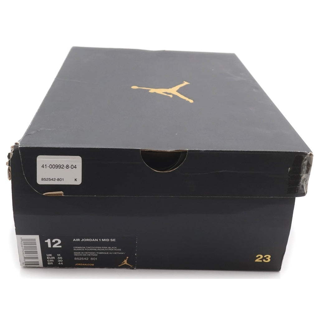 NIKE(ナイキ) AIR JORDAN 1 MID CRIMSON TINT 852542-801 エアジョーダン1 クリムゾンティント ミッドカットスニーカー ホワイト/ピンク US12/30cm