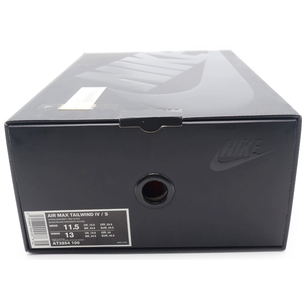 NIKE(ナイキ) ×Supreme AIR MAX TAILWIND 4 AT3854-100 シュプリーム エアマックステイルウィンド4 ローカットスニーカー ホワイト/レッド US11.5/29.5cm