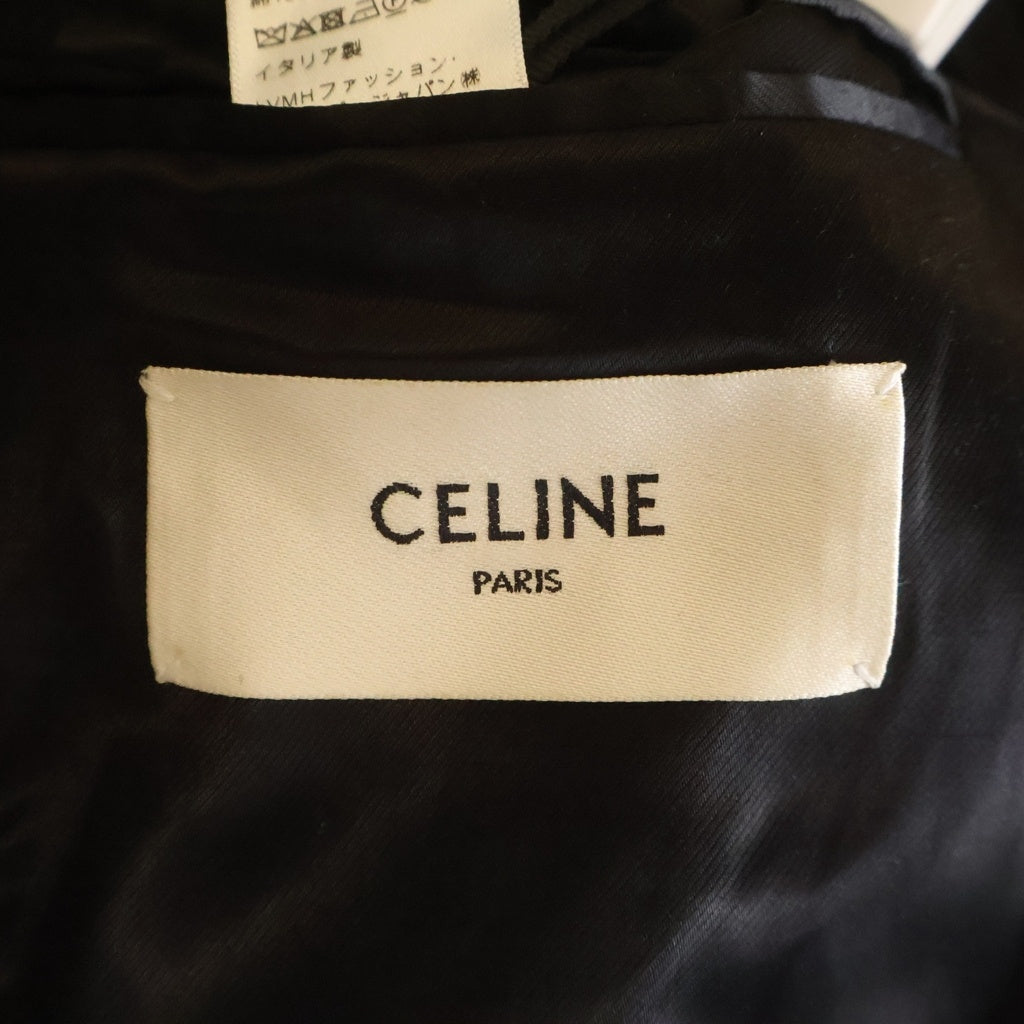 CELINE(セリーヌ) Wool Chester Coat ダブルブレス ウールチェスターコート ブラック 2M691863C